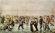Hendrick Avercamp Fun on the ice oil painting reproduction